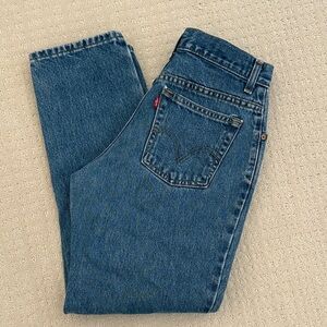 Levi's Classic Blue Straight Leg Jeans